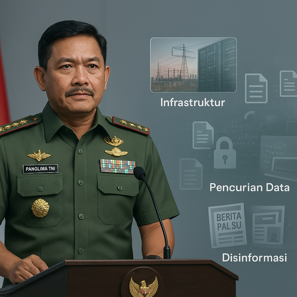 Pernyataan Panglima TNI soal Ancaman Siber: Bukan Hanya Perang Cyber, tapi Juga Pencurian Data dan Disinformasi