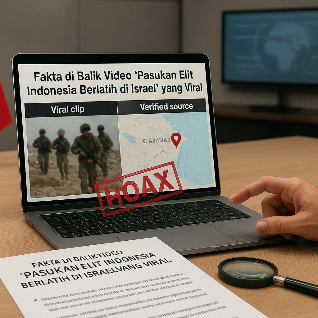Fakta di Balik Video 'Pasukan Elit Indonesia Berlatih di Israel' yang Viral