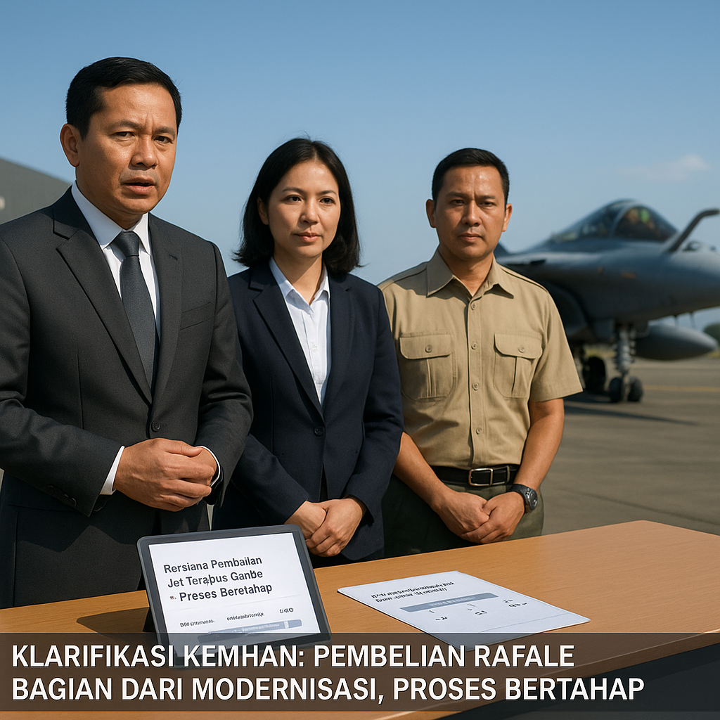 Klarifikasi Kemhan Soal Pembelian Jet Tempur Rafale: Proses Bertahap dan Bagian dari Modernisasi