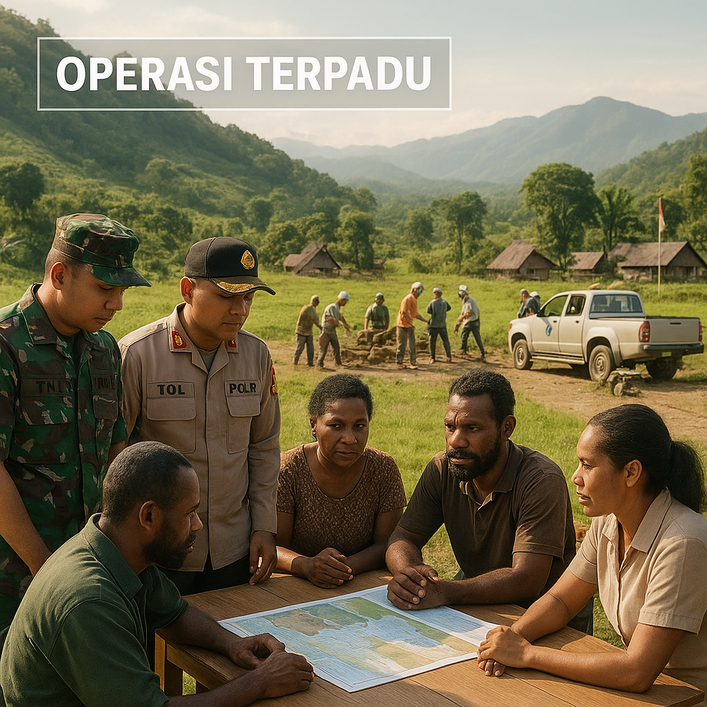 Peran TNI dalam Penanganan Konflik Papua: Operasi Terpadu dan Fokus Pembangunan