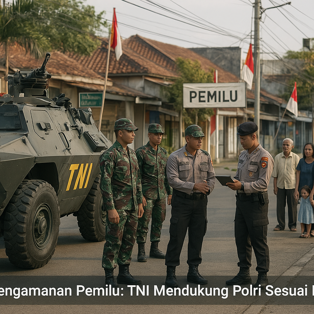 Mitos 'Tank di Jalanan' Saat Pemilu: Peran TNI dalam Pengamanan Pemilu yang Diatur Undang-Undang