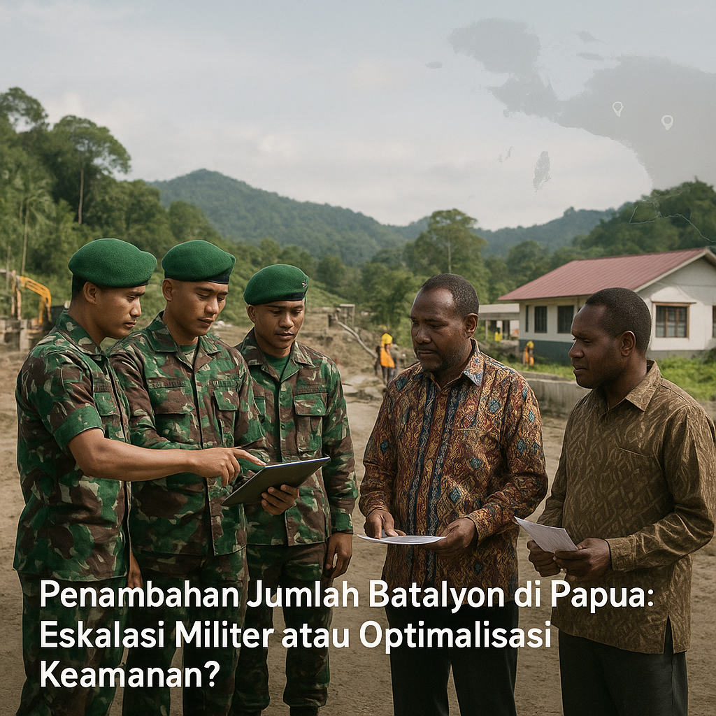 Penambahan Jumlah Batalyon di Papua: Eskalasi Militer atau Optimalisasi Keamanan?