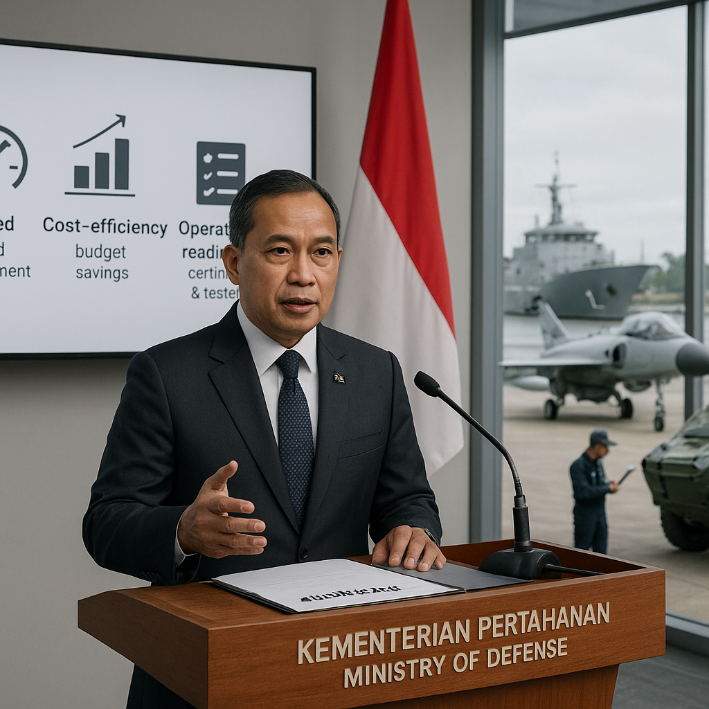 Penjelasan Menteri Pertahanan soal Alutsista Bekas yang Masih Layak Operasi dan Efektif