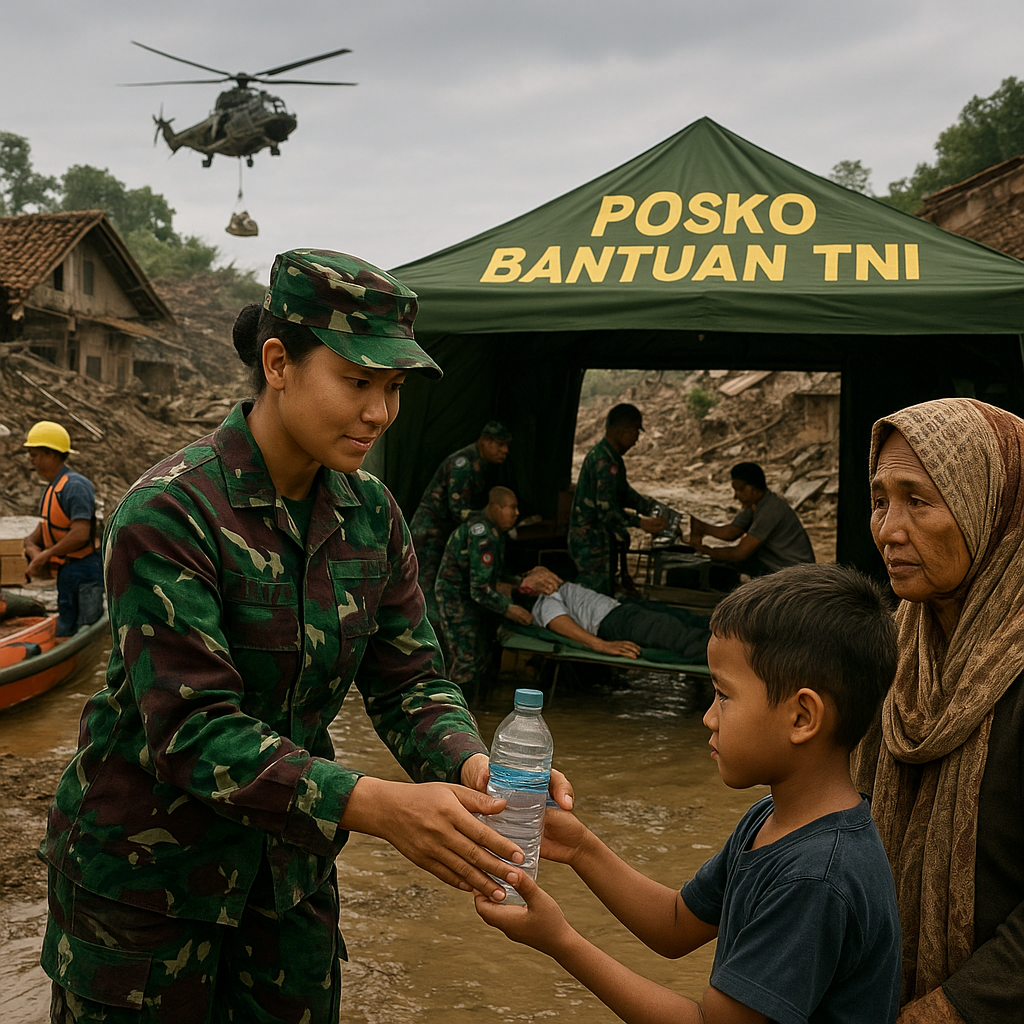 Kontribusi TNI dalam Penanganan Bencana: Tugas Bela Negara di Luar Konteks Perang