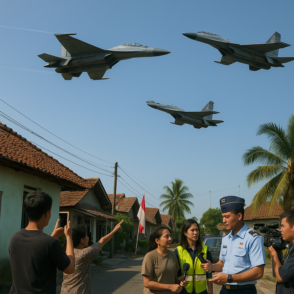 Klarifikasi TNI AU: Pesawat Tempur yang Melintas di Langit Pemukiman adalah Bagian dari Latihan Rutin