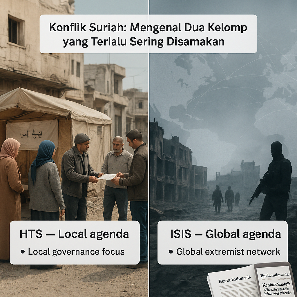 Konflik Suriah: Mengenal Dua Kelompok yang Terlalu Sering Disamakan