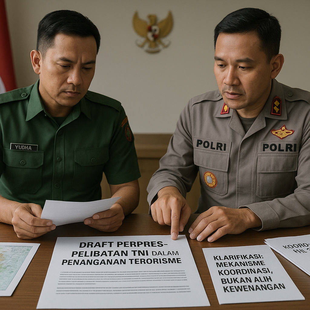 Klarifikasi tentang Draft Perpres Pelibatan TNI dalam Penanganan Terorisme