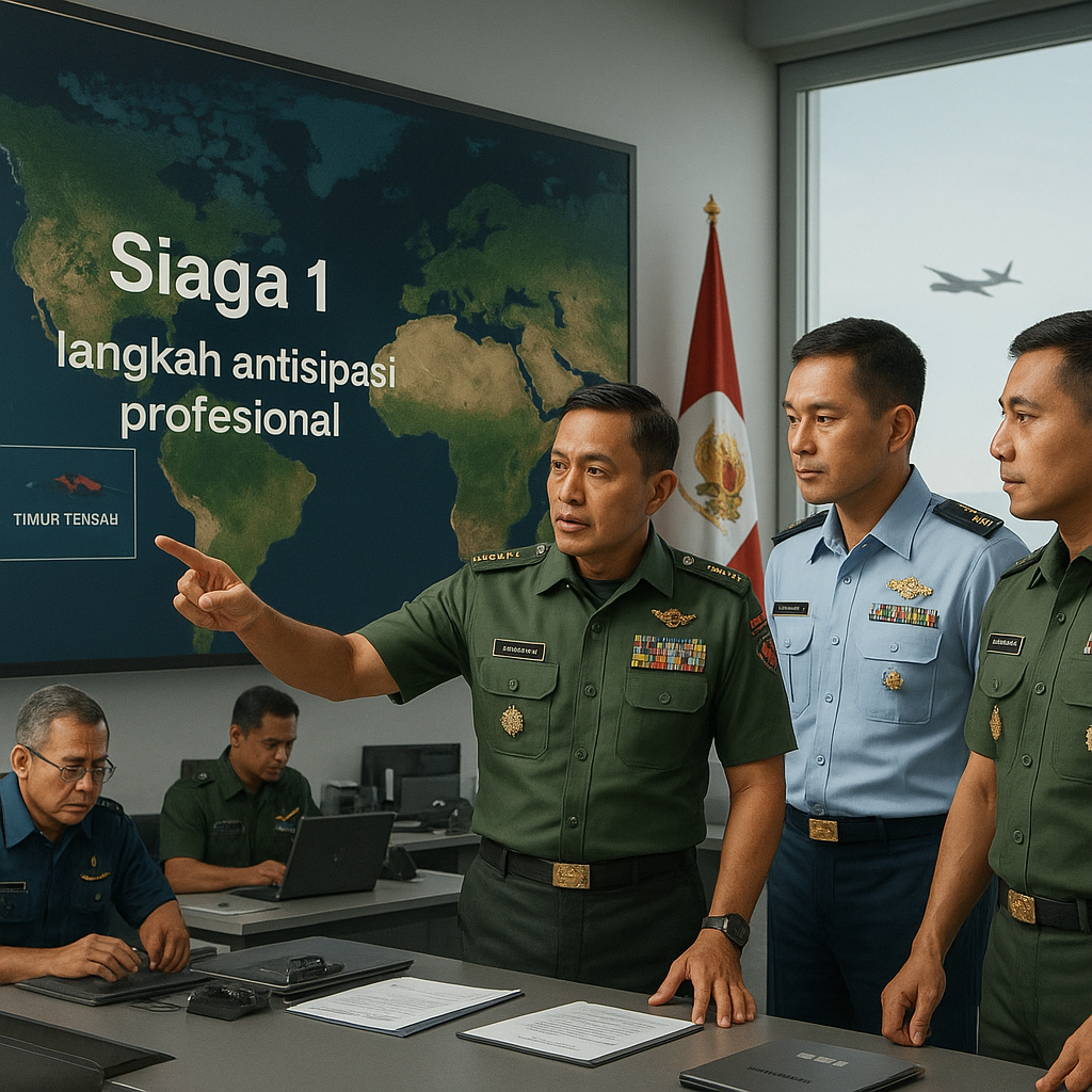 Penjelasan Makna 'Siaga 1' TNI dan Antisipasi Dampak Konflik Global