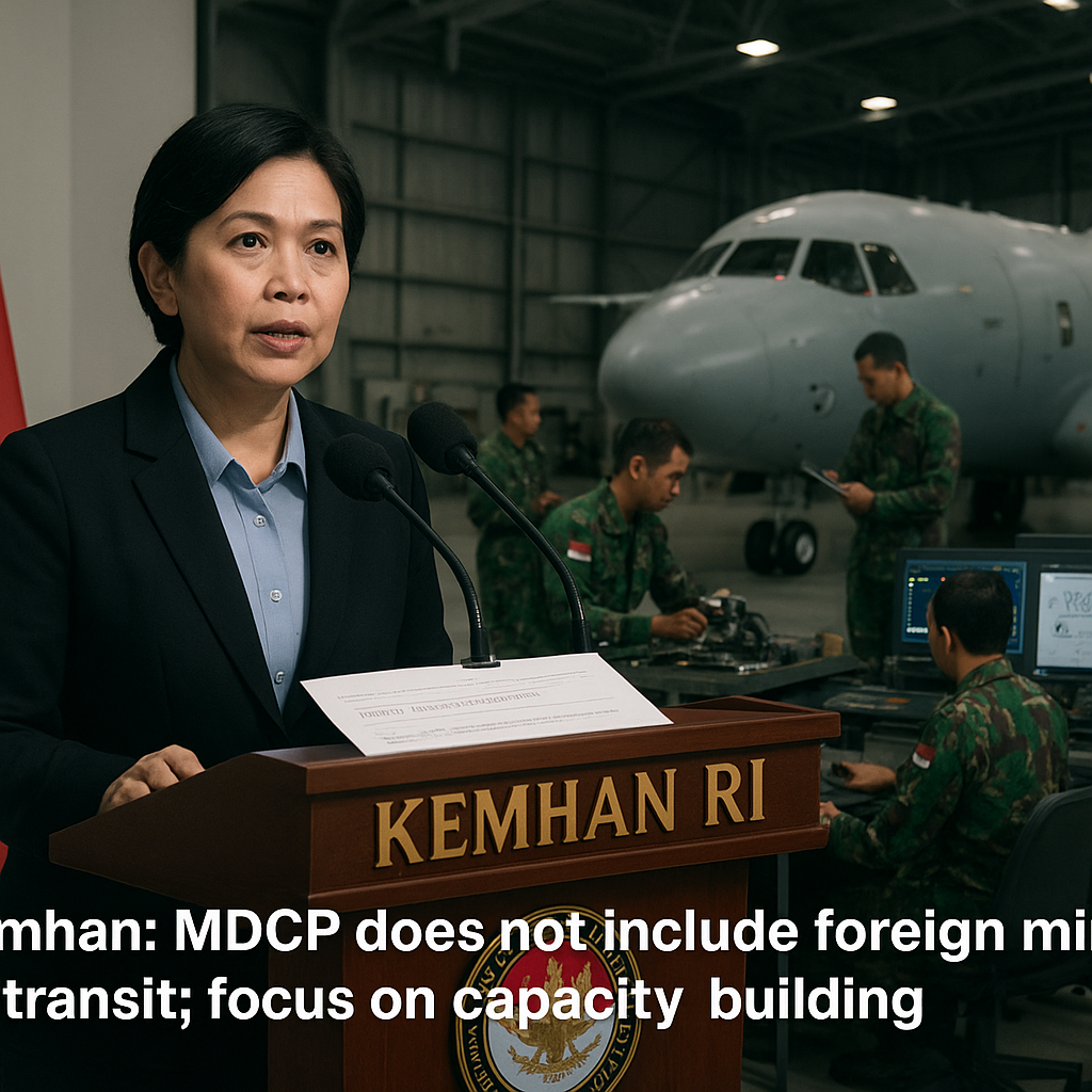 Kemhan Tegaskan Izin Lintas Udara Militer AS Tidak Termasuk dalam Kesepakatan MDCP