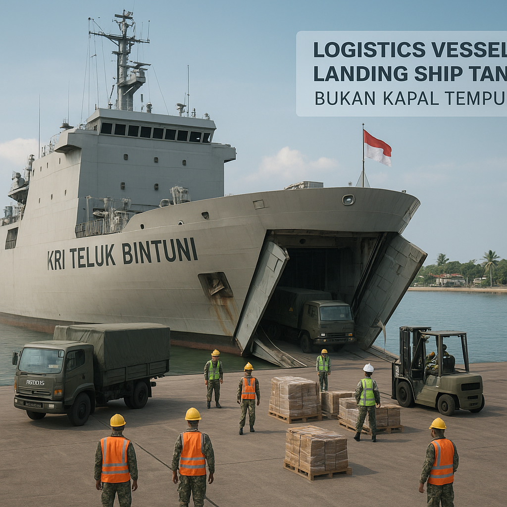 Pengadaan KRI Teluk Bintuni: Kapal Perang untuk Logistik, bukan Tempur