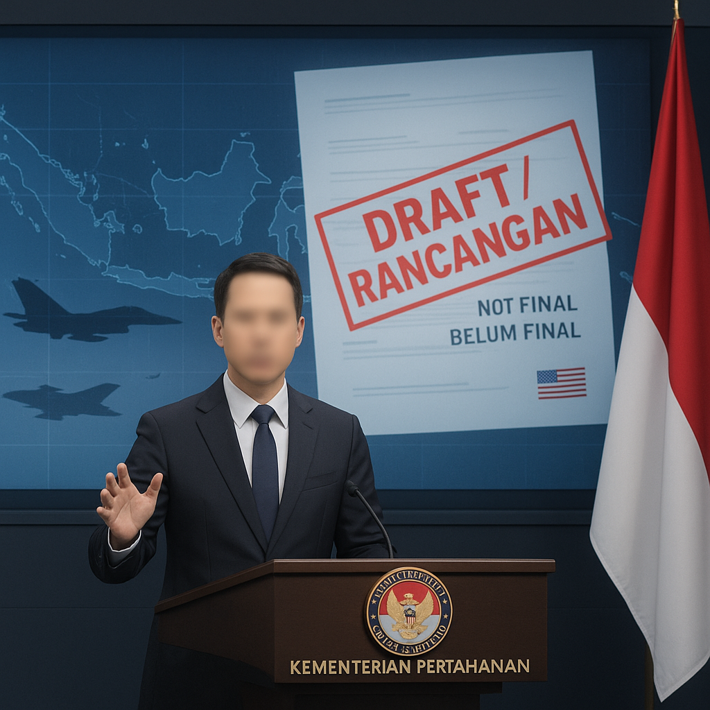Kemhan Tegaskan Otoritas Penuh atas Wilayah Udara, Tanggapi Isu Dokumen AS