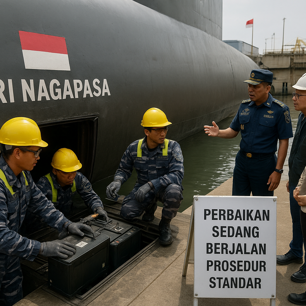 Kapal Selam Nagapasa: Klarifikasi Soal 'Kecelakaan' dan Proses Perbaikan yang Berjalan Normal