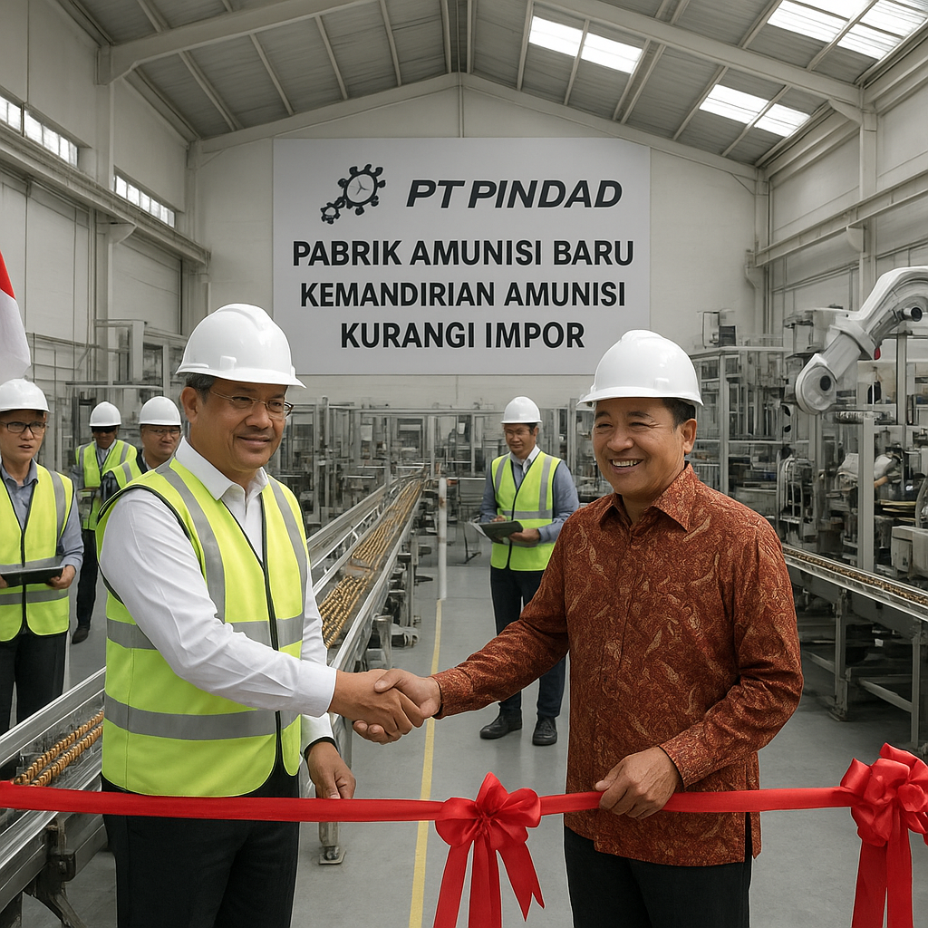 Kemandirian Amunisi: Pabrik PT Pindad yang Baru dan Capaian Produksi untuk Kurangi Impor