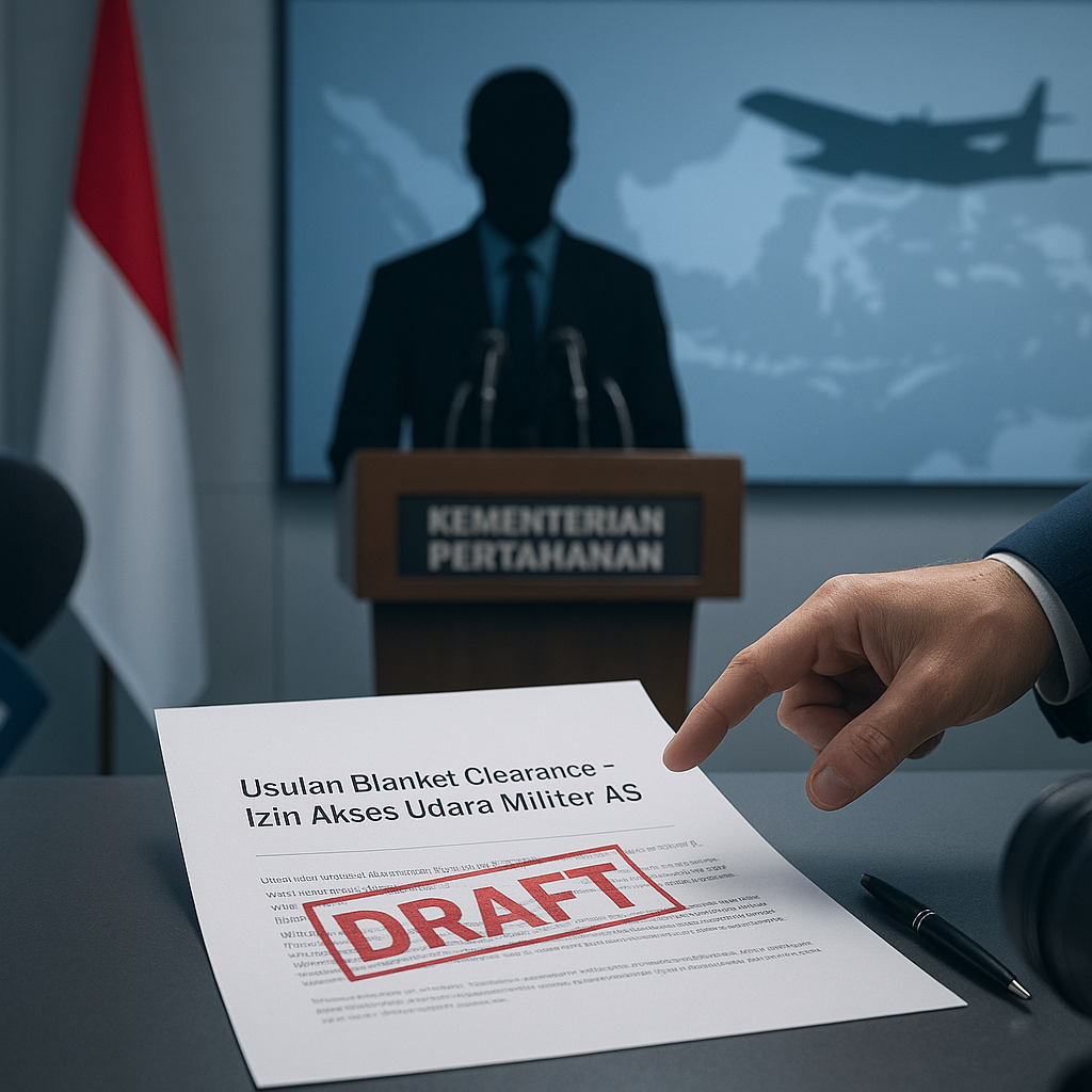 Klarifikasi Kemhan Soal Isu Izin 'Terbang Bebas' Pesawat Militer AS: Statusnya Masih Rancangan, Bukan Kesepakatan Final
