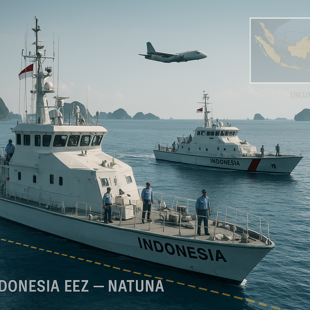 Indonesia Perkuat Patroli Laut di Perairan Natuna, Tegaskan Kedaulatan atas ZEE