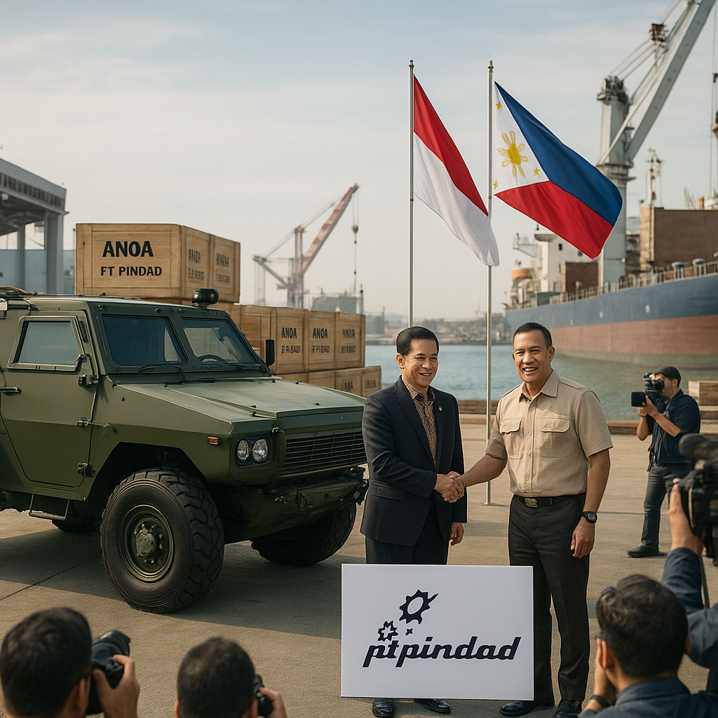 PT Pindad Ekspor Ranpur Anoa ke Filipina, Bukti Daya Saing Industri Pertahanan Dalam Negeri