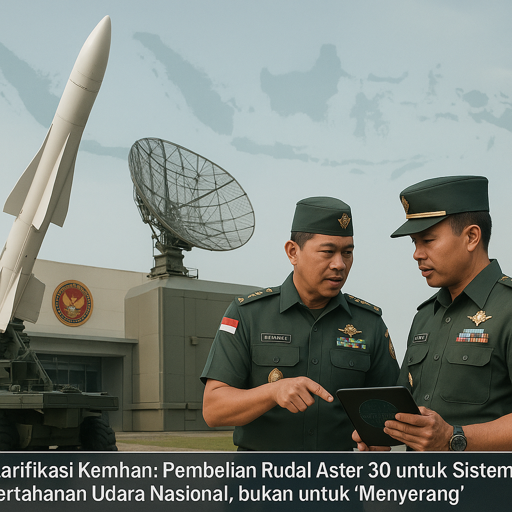 Klarifikasi Kemhan: Pembelian Rudal Aster 30 untuk Sistem Pertahanan Udara Nasional, bukan untuk 'Menyerang'