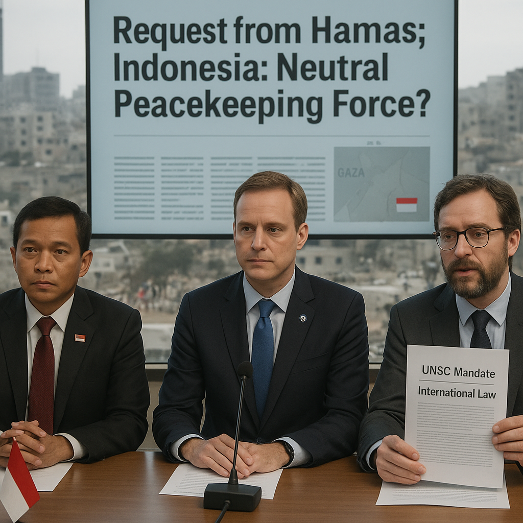Permintaan Hamas dan Posisi Indonesia: Memahami Makna 'Pasukan Perdamaian Netral' di Gaza