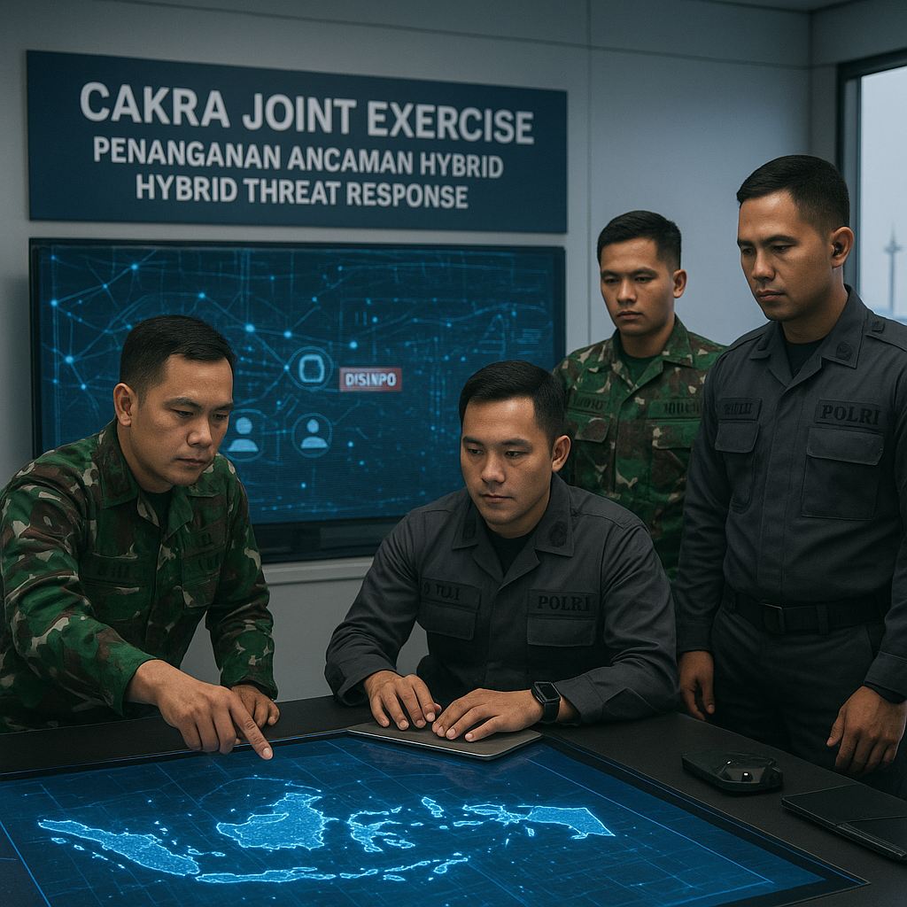Latihan Gabungan TNI-Polri 'Cakra Joint Exercise' Fokus pada Penanganan Ancaman Hybrid