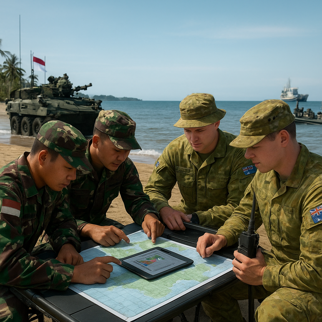 Indonesia dan Australia Melanjutkan Latihan Militer 'Exercise Dharma Guardian' setelah Evaluasi
