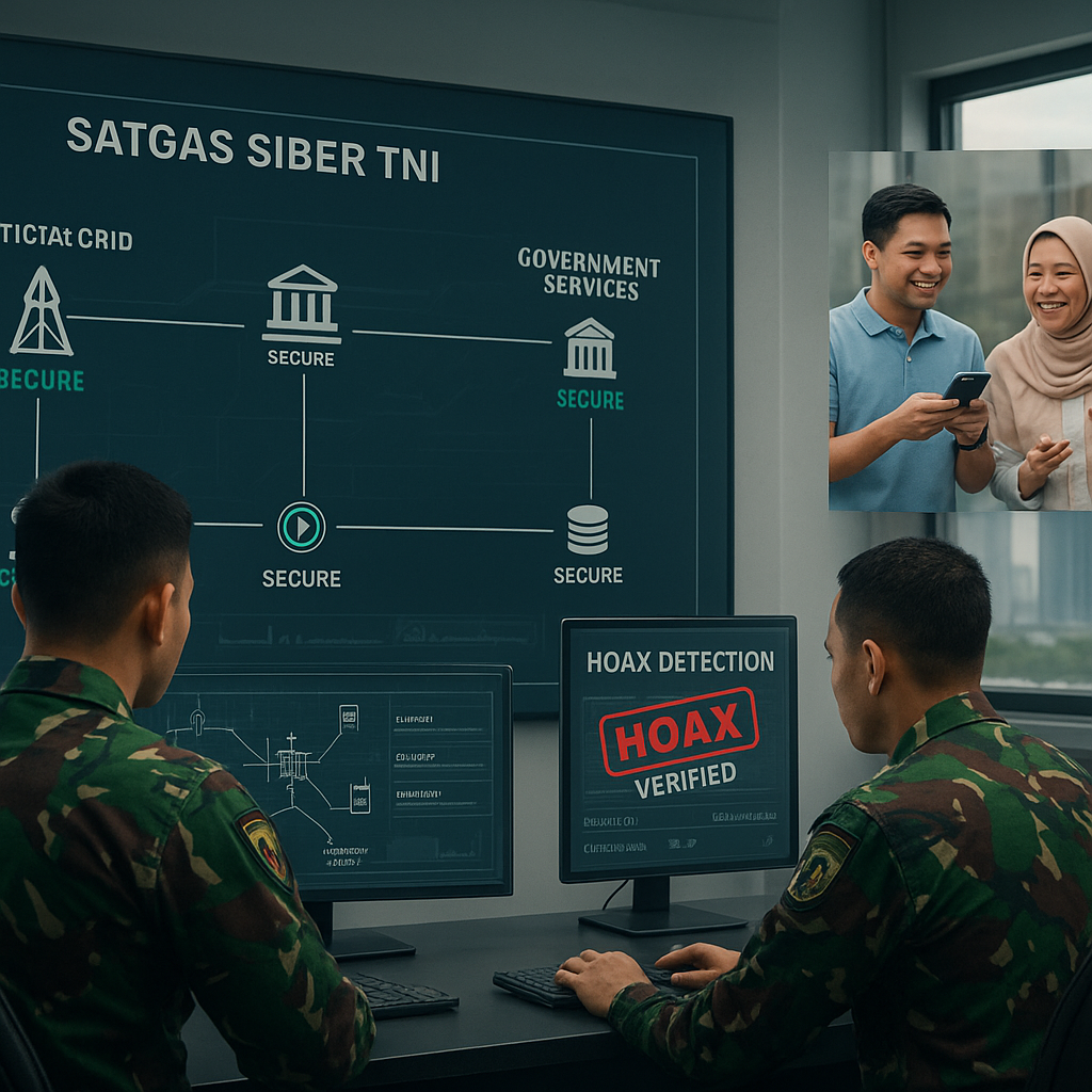 Peran Satuan Tugas Siber TNI dalam Menangkal Hoaks dan Tidak Berhubungan dengan 'Pembatasan Kebebasan Berekspresi'