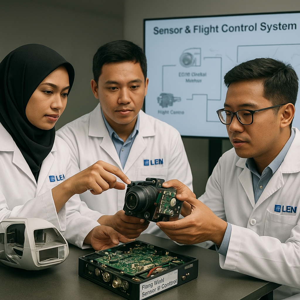 Pengembangan Drone Tempur 'Elang Hitam' oleh PT LEN, Fokus pada Sistem Sensor dan Kendali, Bukan Pembuatan Pesawat Utuh