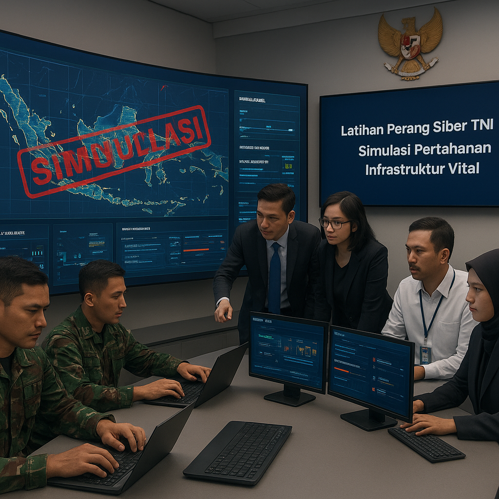 Latihan Perang Siber TNI 2026: Simulasi Serangan pada Infrastruktur Vital, Bukan Uji Coba Retas Media Sosial Publik