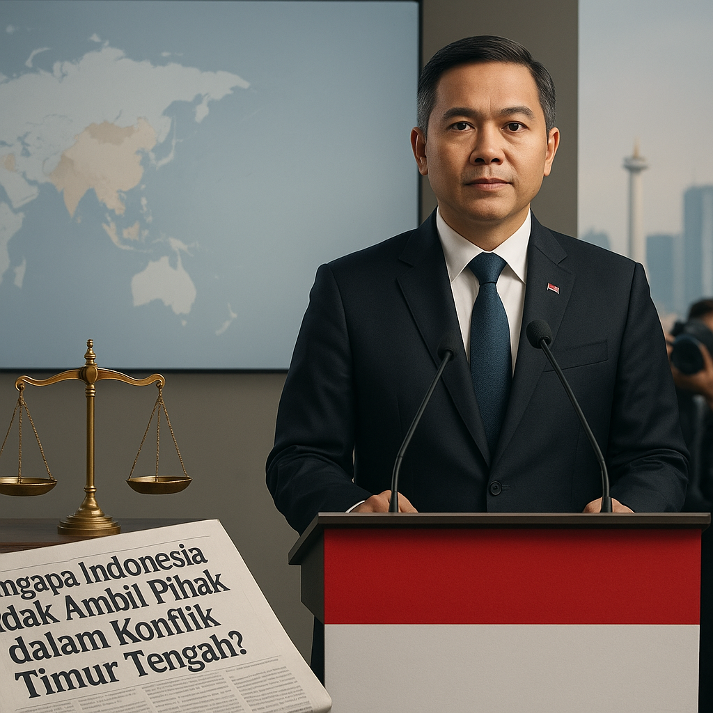 Mengapa Indonesia Tidak Ambil Pihak dalam Konflik Timur Tengah? Prinsip Bebas-Aktif dan Kepentingan Nasional