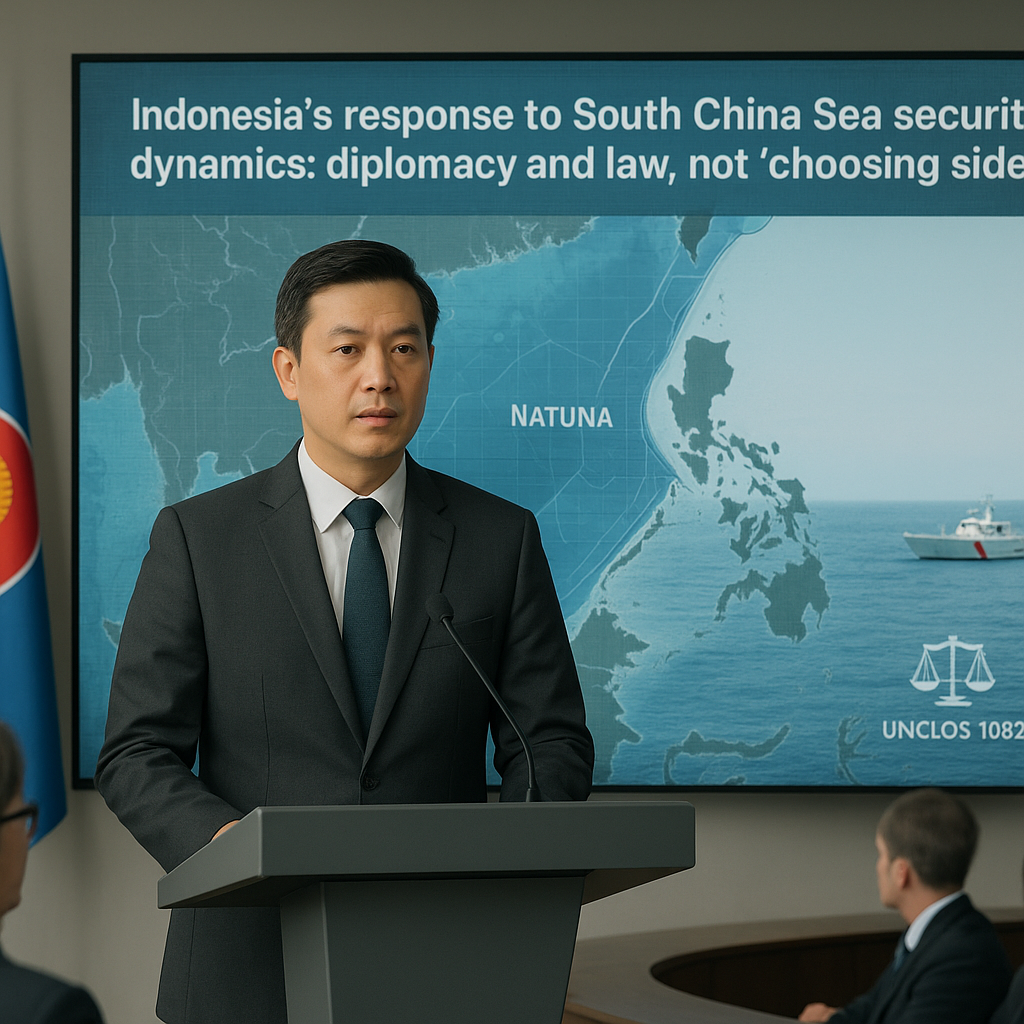 Respons Indonesia terhadap Dinamika Keamanan di Laut China Selatan: Diplomasi dan Hukum, bukan 'Pilih Sisi'