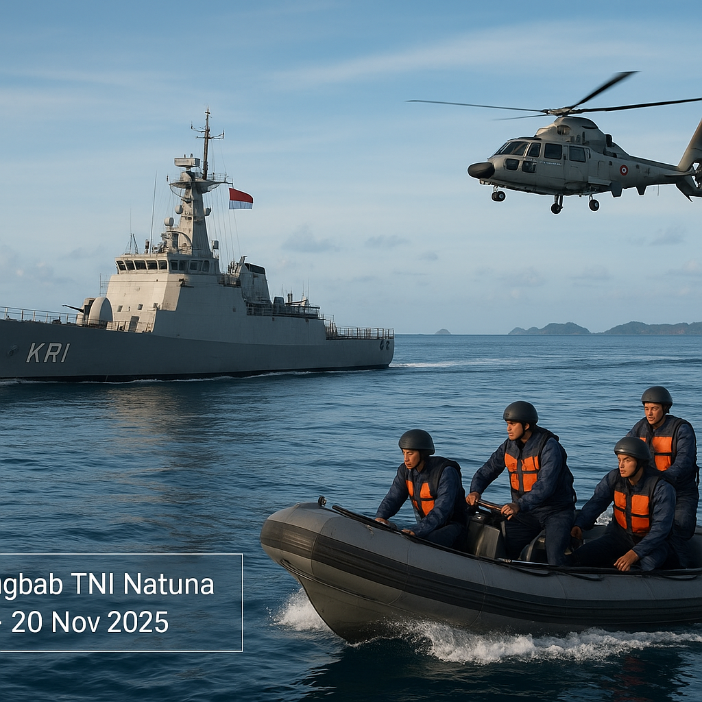 Penjelasan Latihan Gabungan TNI di Laut Natuna: Bukan Provokasi, Tapi Rutinitas Jaga Kedaulatan