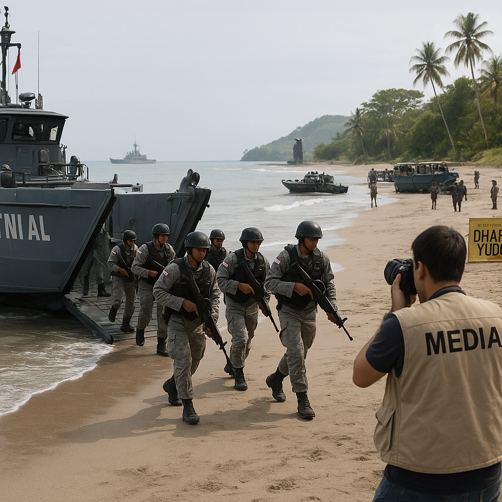 Klarifikasi Kemhan Soal Video Latihan 'Invasi' TNI di Pantai Bali