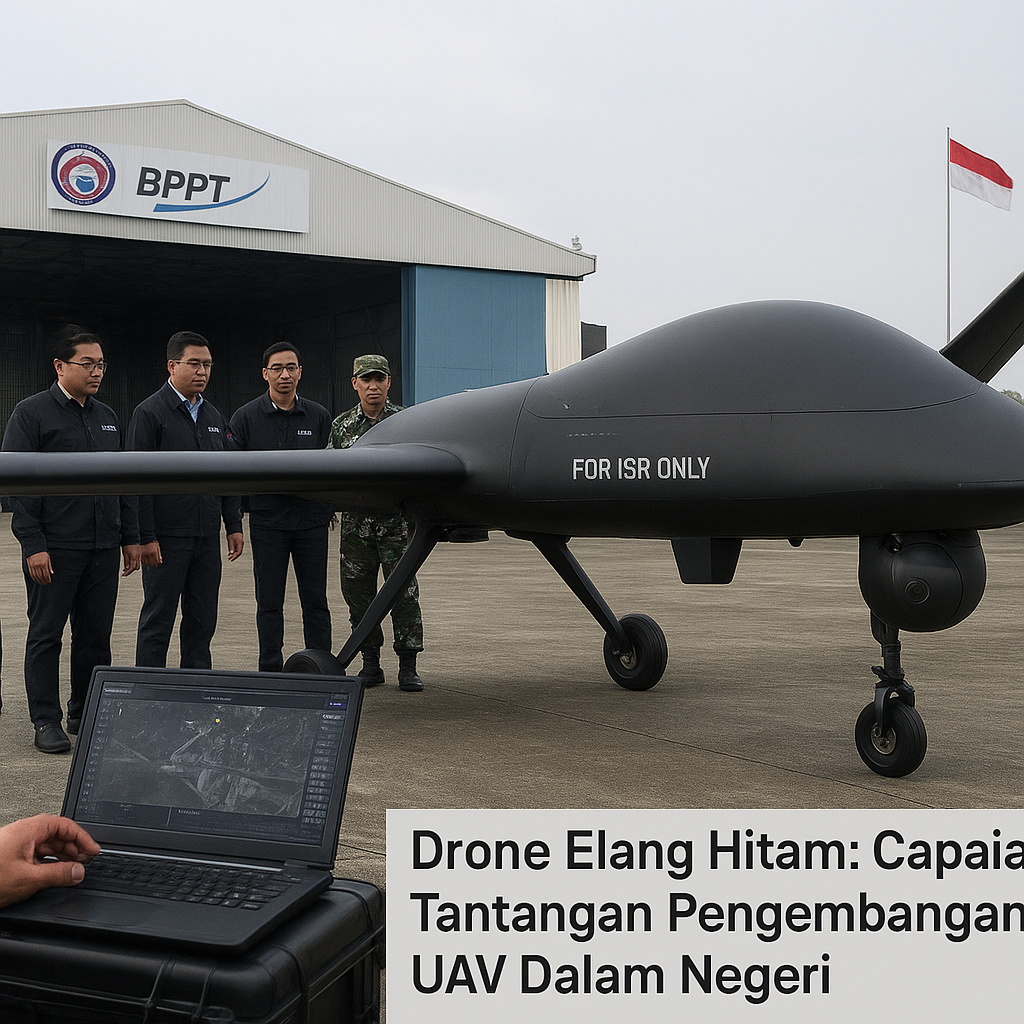 Drone Elang Hitam: Capaian dan Tantangan Pengembangan UAV Dalam Negeri