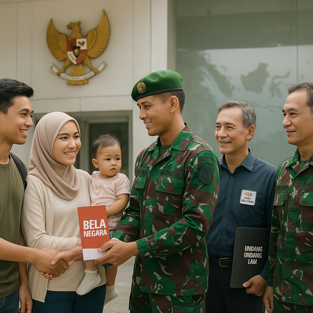 Pelurusan Isu 'Wajib Militer' di Indonesia: Perbedaan dengan Sistem Bela Negara