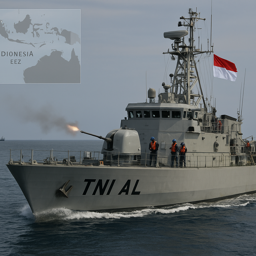 Misi Kapal TNI AL di Laut China Selatan: Patroli Rutin dan Penegakan Hukum, Baku Tembak
