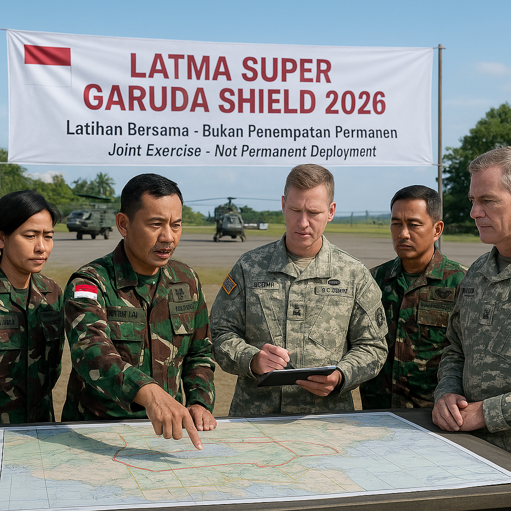 Latma Super Garuda Shield 2026: Membedah Mitos Akan Jadi Ajang Penempatan Pasukan AS di Indonesia