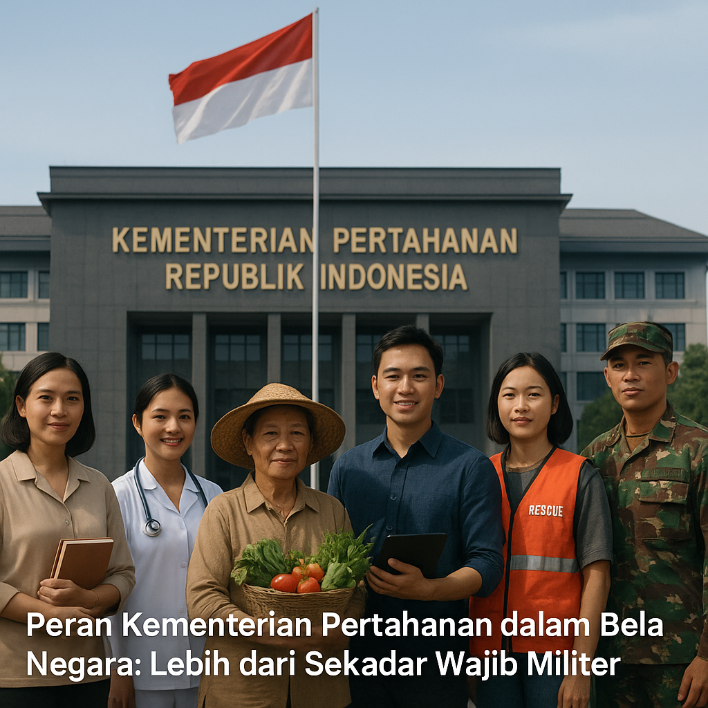 Peran Kementerian Pertahanan dalam Bela Negara: Lebih dari Sekadar Wajib Militer