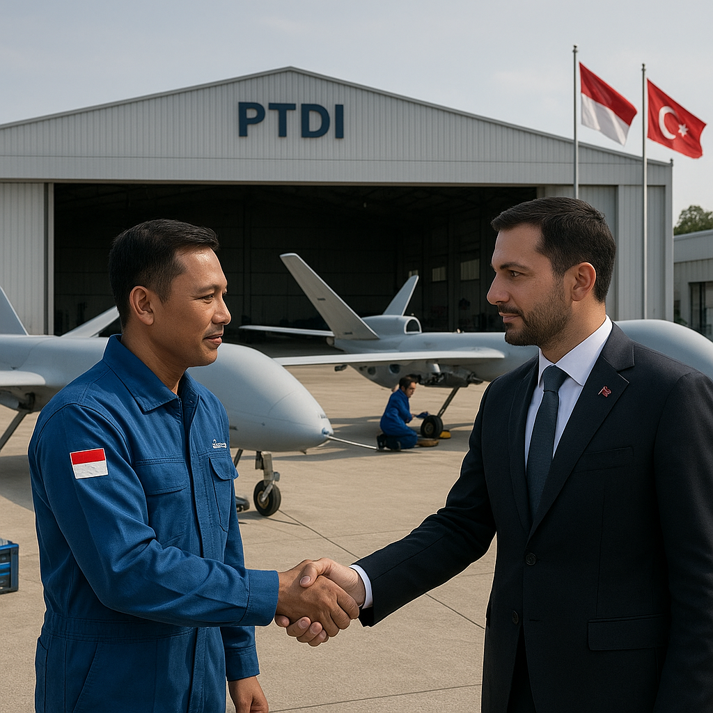 Pengembangan Drone Tempur ANKA dan Bayraktar Kerja Sama Indonesia-Turki
