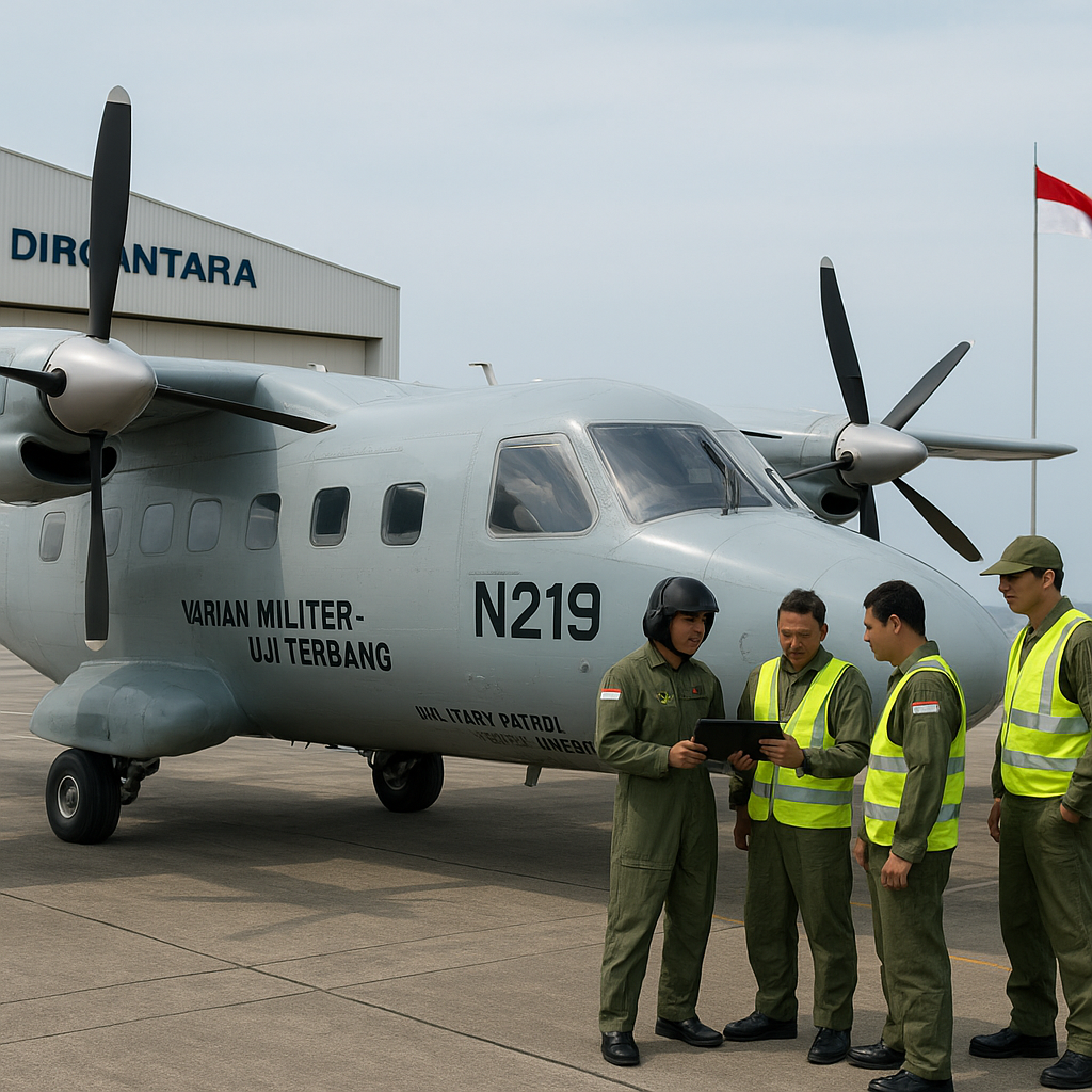 Pembangunan Jet Tempur N219 Military Variant Masuk Tahap Uji Terbang