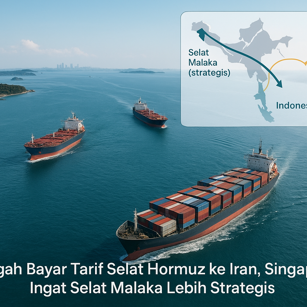 Ogah Bayar Tarif Selat Hormuz ke Iran, Singapura: Ingat Selat Malaka Lebih Strategis