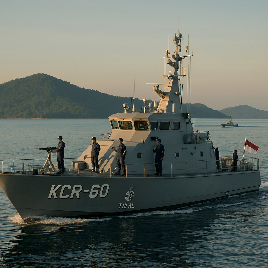 TNI AL Luncurkan Kapal Patroli Cepat 'KCR-60' untuk Pengawasan Perairan Natuna