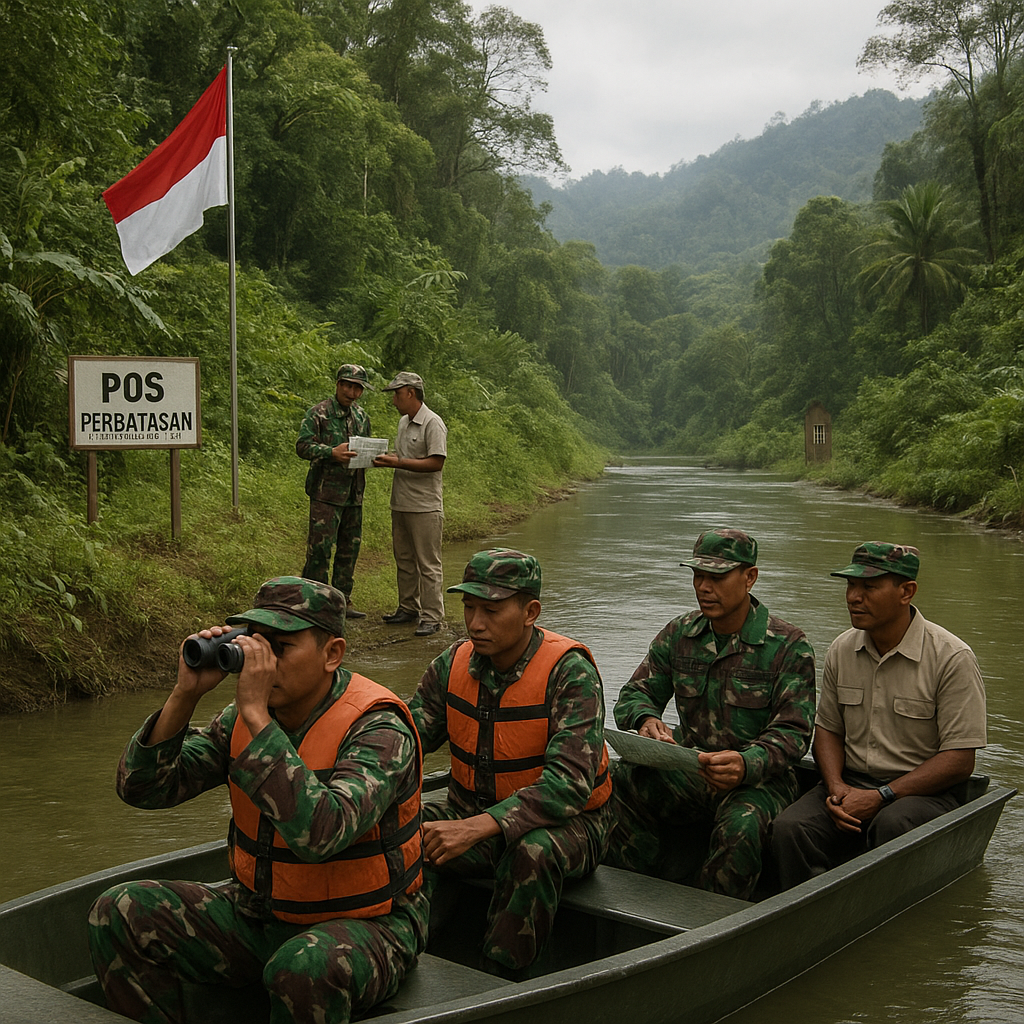 Peningkatan Aktivitas Militer di Perbatasan Papua Nugini: TNI Menegaskan Patroli Rutin dan Koordinasi dengan Negara Tetangga
