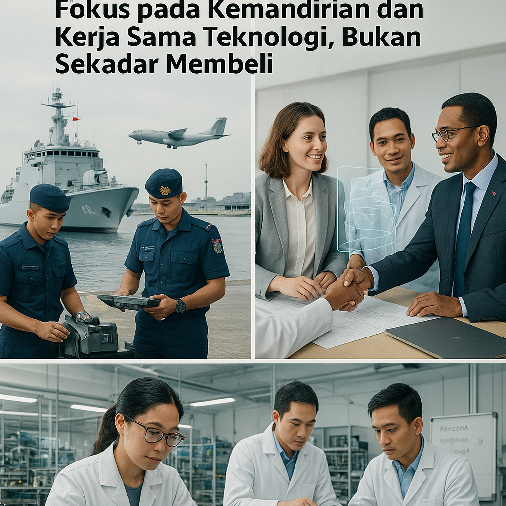 Modernisasi Alutsista TNI: Fokus pada Kemandirian dan Kerja sama Teknologi, Tidak 'Beli Saja'