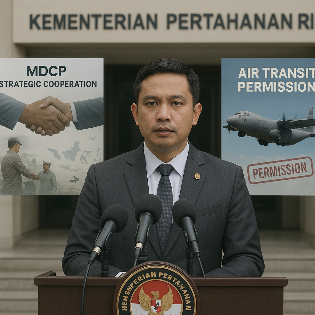 Penjelasan Kemhan: Izin Lintas Udara Tidak Masuk dalam Kesepakatan MDCP dengan AS