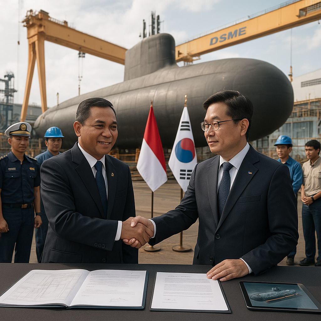 Indonesia Menandatangani Kontrak Pengadaan Kapal Selam Baru dengan DSME: Langkah Modernisasi Alutsista