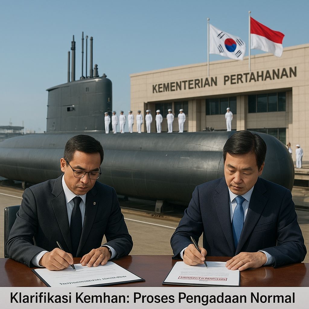 Klarifikasi Kemhan Soal Isu 'Jokowi Beli Kapal Selam Bekas': Proses Pengadaan Normal