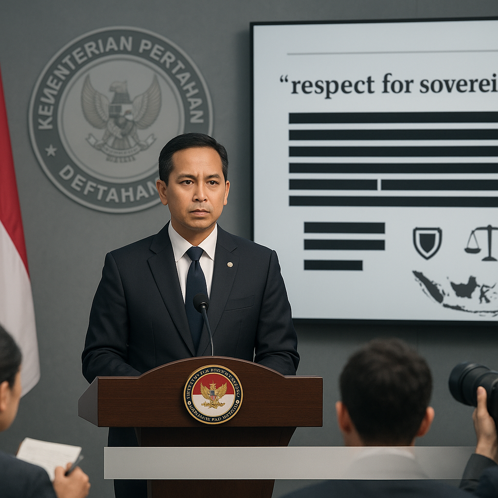 Kontroversi Istilah 'Sovereignty' dalam Dokumen Kerja Sama Pertahanan: Kemhan Menjelaskan Konteks Hukum dan Operasional