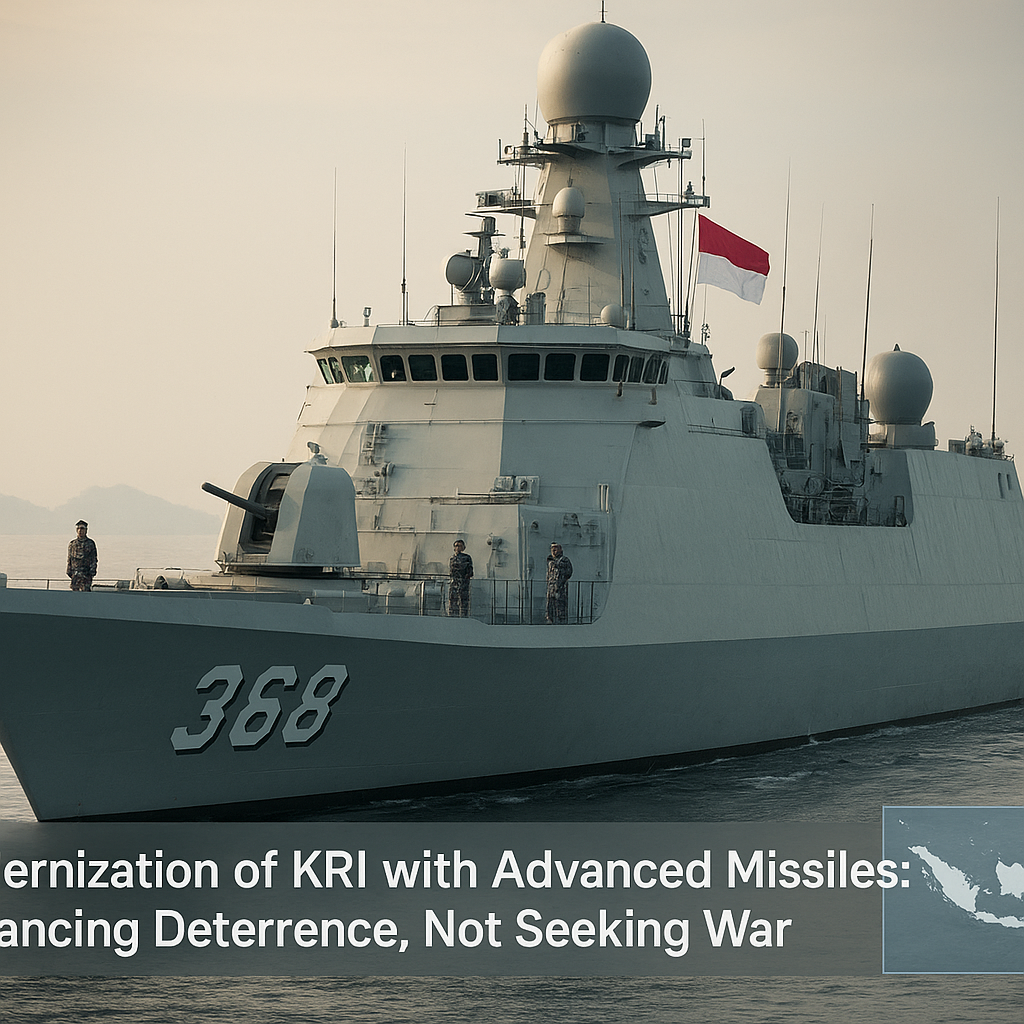Modernisasi KRI dengan Rudal Canggih: Meningkatkan Deterrence, Bukan Mencari Perang