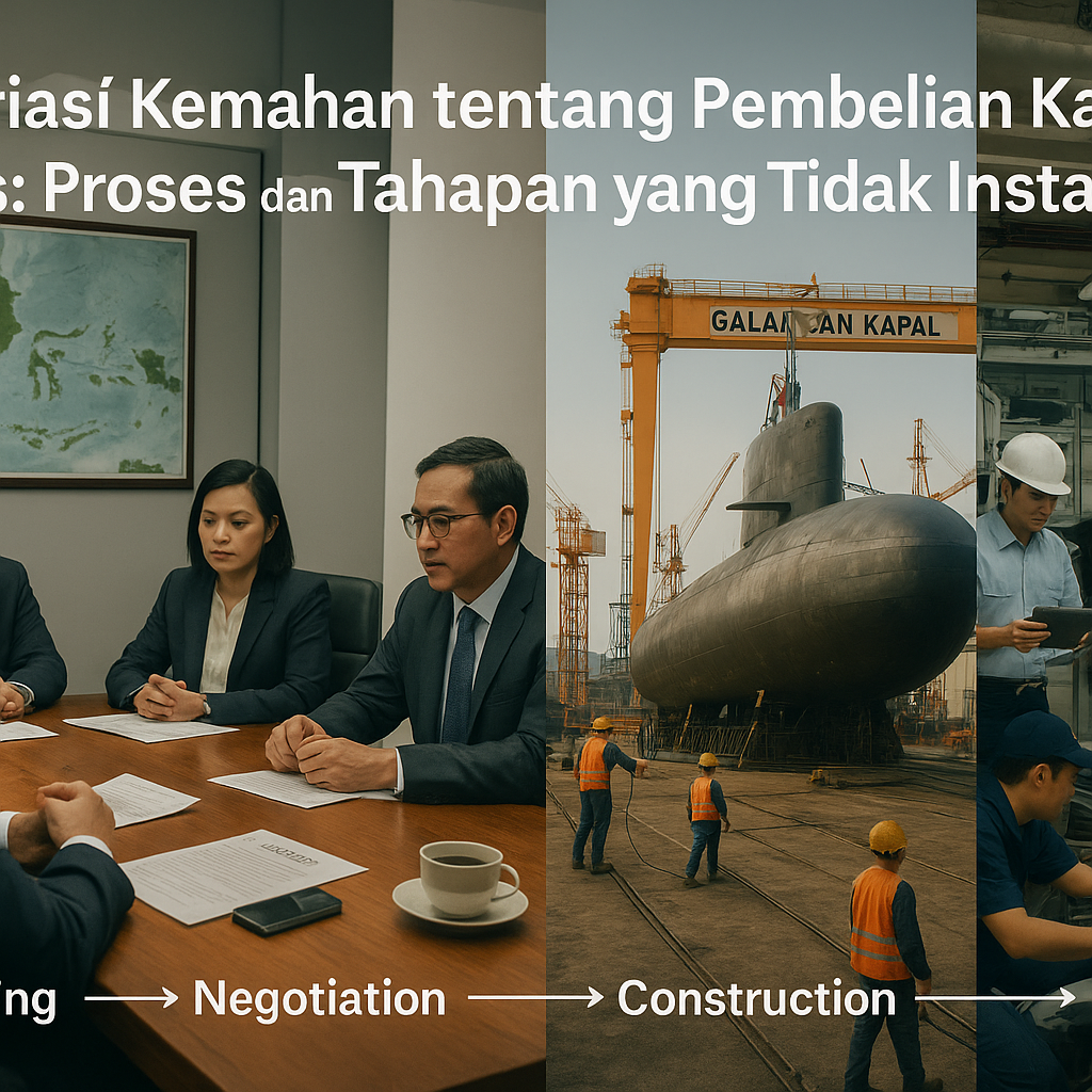 Klarifikasi Kemhan tentang Pembelian Kapal Selam: Proses dan Tahapan yang Tidak Instan