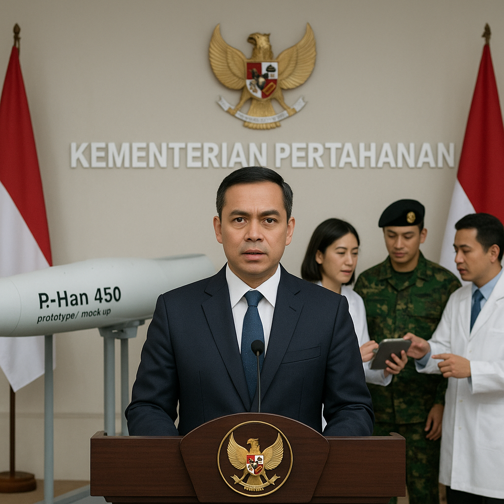 Klarifikasi Kemhan soal Program Merah Putih dalam Pembuatan Rudal R-Han 450