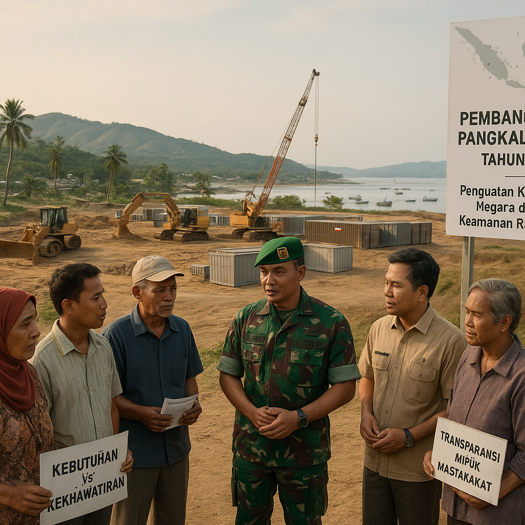 Pembangunan Pangkalan dan Batalyon Baru TNI: Antara Kebutuhan Operasional dan Kekhawatiran Masyarakat